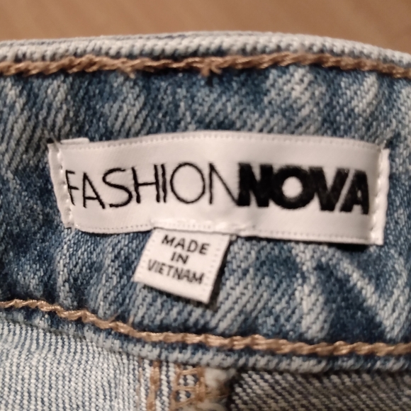 NWT 🔥 Fashion Nova Open to it denim midi skirt, WPL 2X - Picture 8 of 9